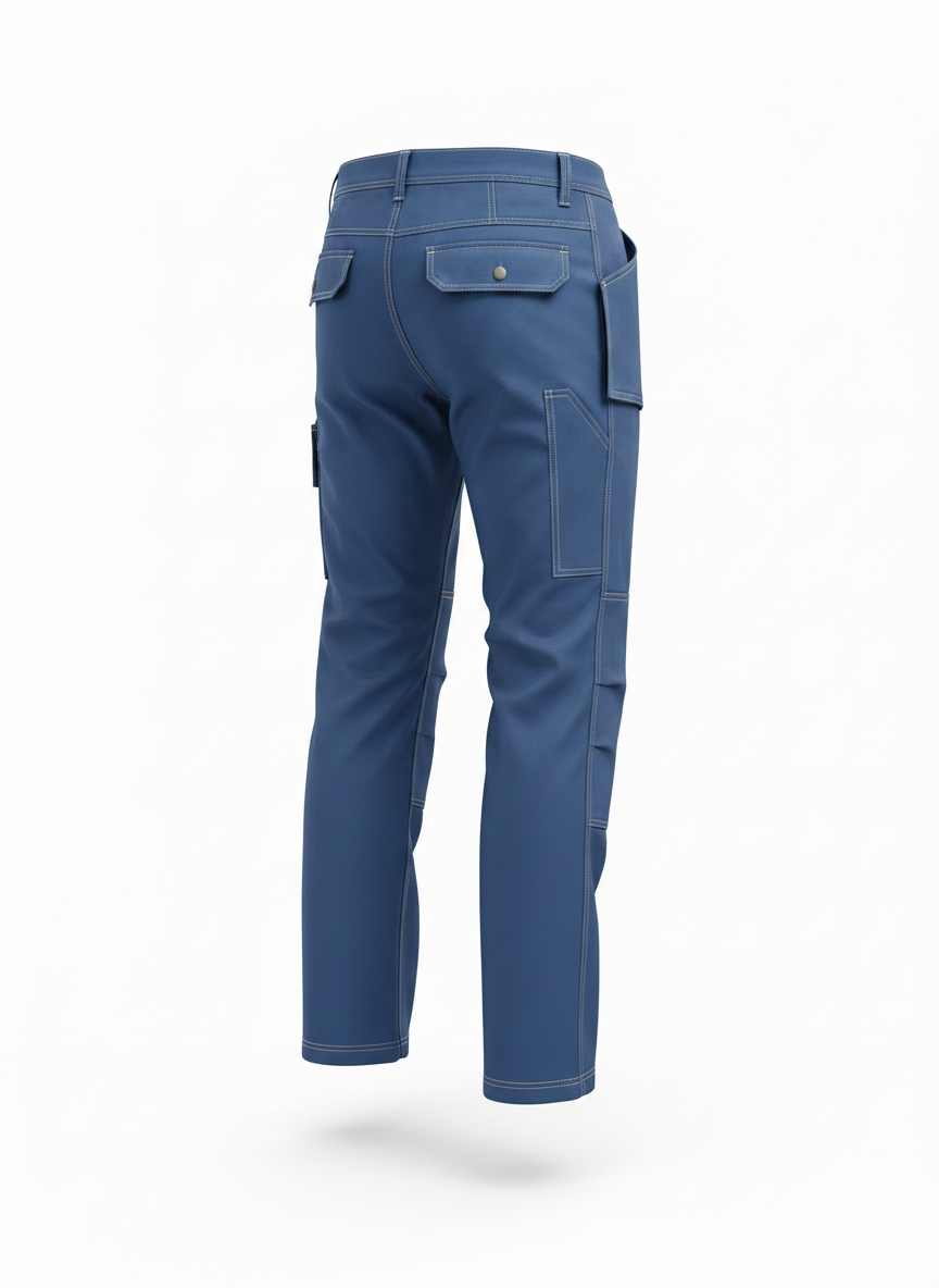 Blue Work Pants for Men