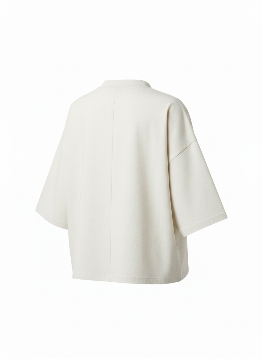 White Boxy T-Shirt for Women