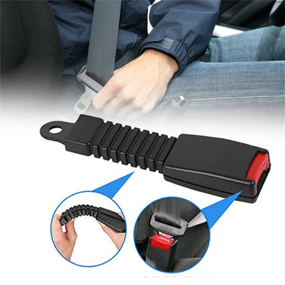 Seat Belt Extender with Rigid Stem Design and Metal Buckle Tongue for Cars