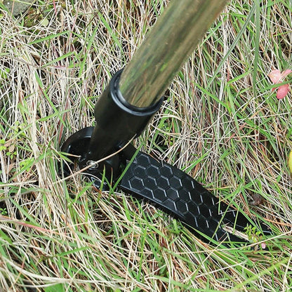 Standing Weed Puller with Detachable Handle and Barbed Root Grip