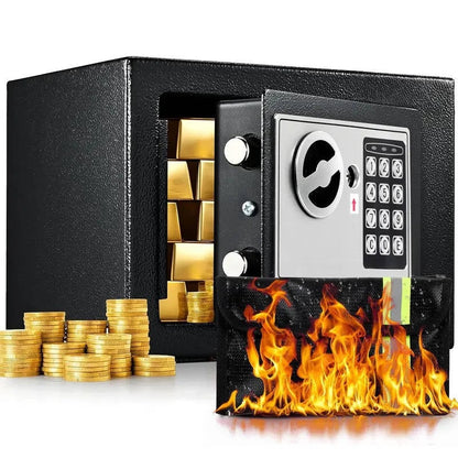 Digital Keypad Safe Box with Sensor Light and Emergency Keys