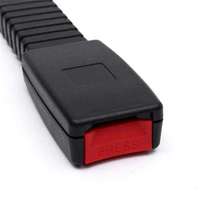 Seat Belt Extender with Rigid Stem Design and Metal Buckle Tongue for Cars