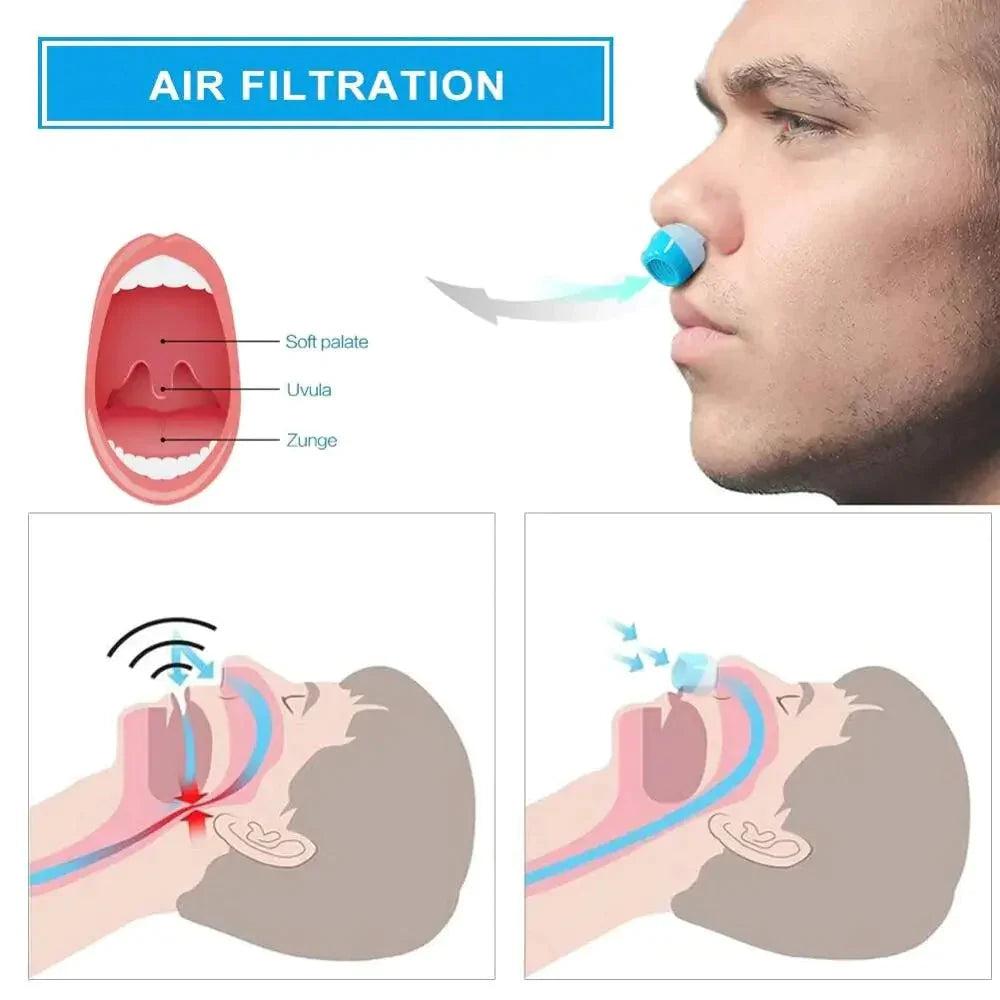 Portable Micro Sleep Device with Rechargeable Battery and Detachable Nose Piece