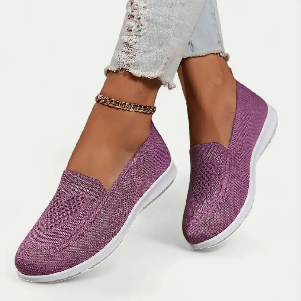 Orthopedic Mesh Slip On Walking Shoes Comfort Fit