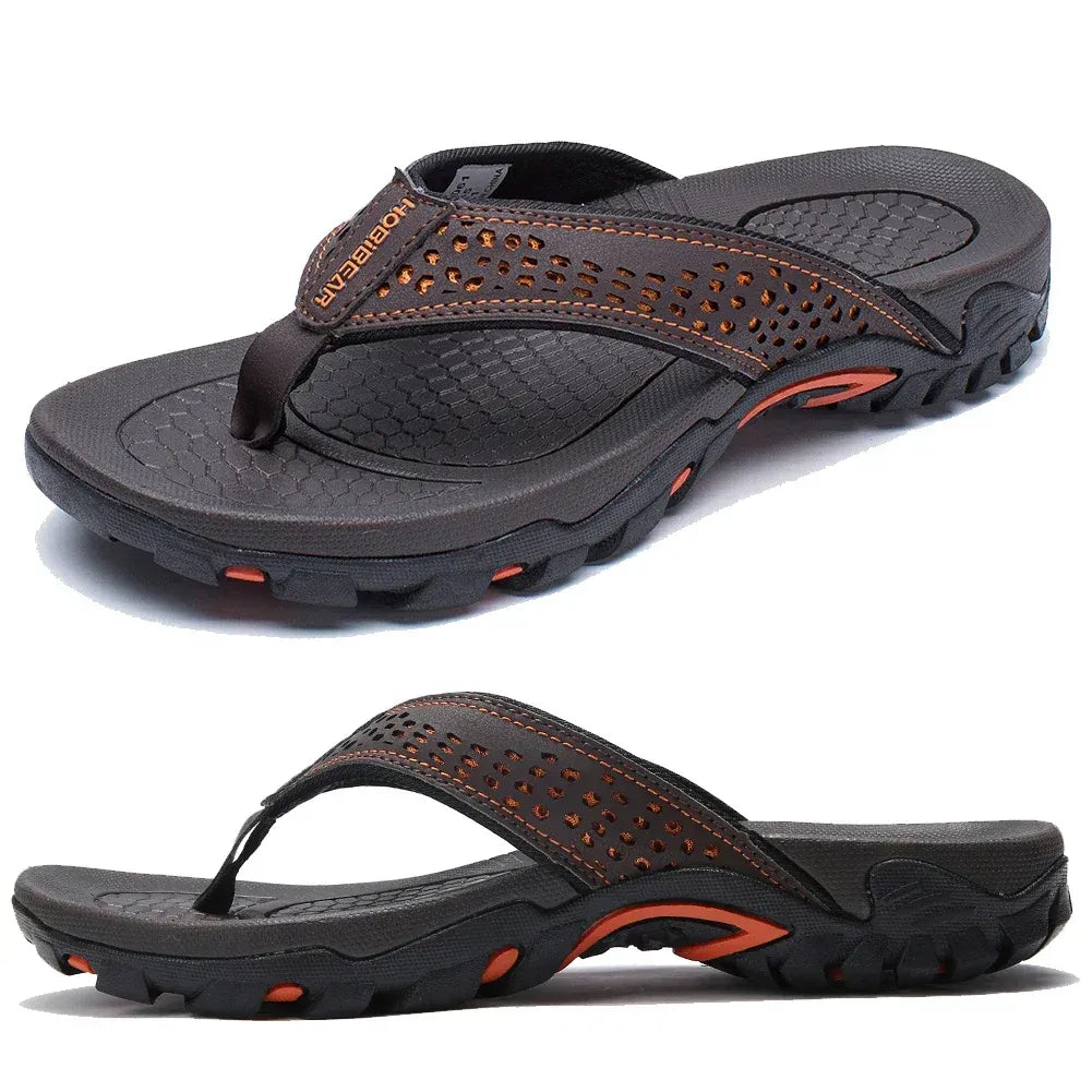 Men's Athletic Sandals with Orthopedic Arch Support and Cushioned Straps