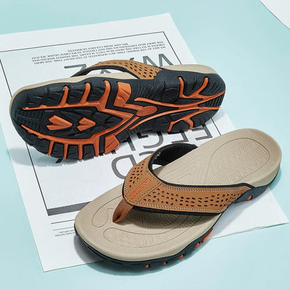 Men's Athletic Sandals with Orthopedic Arch Support and Cushioned Straps