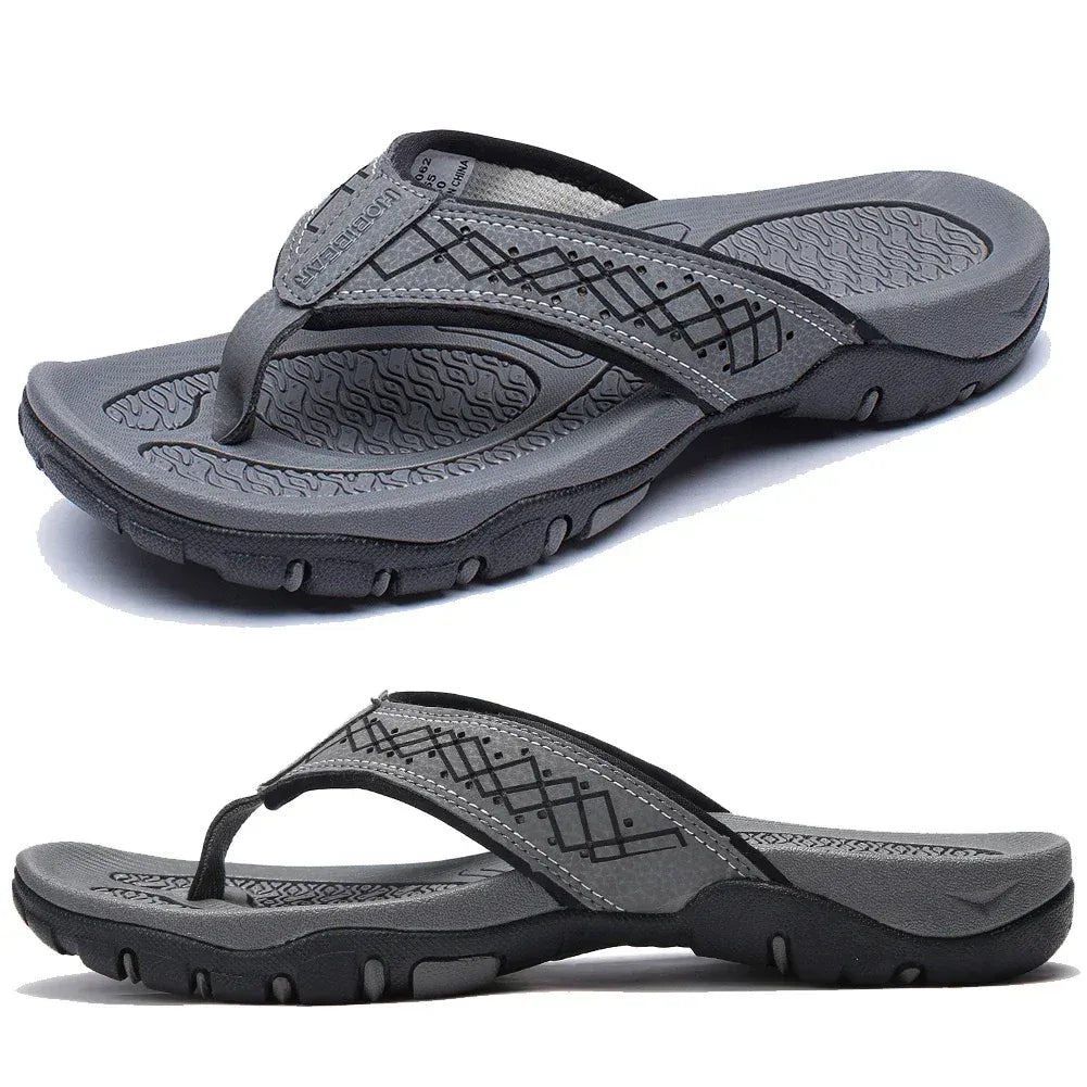 Men's Athletic Sandals with Orthopedic Arch Support and Cushioned Straps