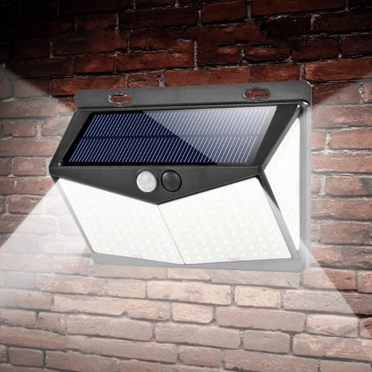 Outdoor Solar Light With Motion Sensor Water Resistant LED Garden Pathway