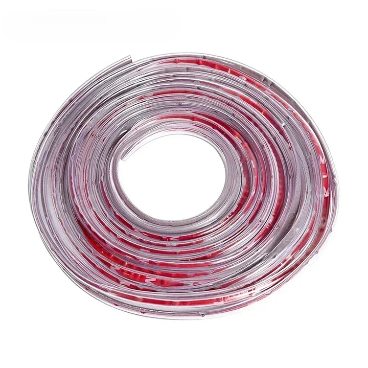 Door Edge Protector Strip with U-Shaped Channel and Heat-Activated Adhesive, 16.4ft Universal