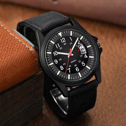 Tactical Quartz Watch for Outdoor Timekeeping and Daily Wear