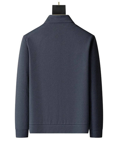 Four Way Stretch Tracksuit Set with Stand Collar and Mesh Lining, Windproof