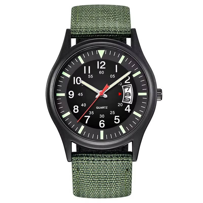 Tactical Quartz Watch for Outdoor Timekeeping and Daily Wear