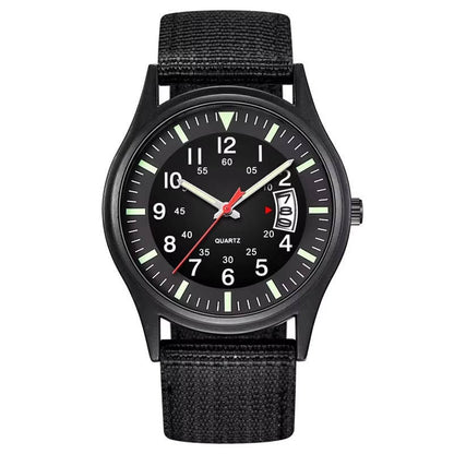 Tactical Quartz Watch for Outdoor Timekeeping and Daily Wear