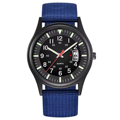 Tactical Quartz Watch for Outdoor Timekeeping and Daily Wear