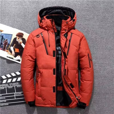 Men's Winter Parka with Duck Down Insulation and Neoprene Storm Cuffs for Extreme Cold