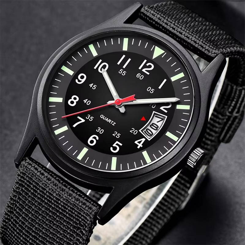 Tactical Quartz Watch for Outdoor Timekeeping and Daily Wear