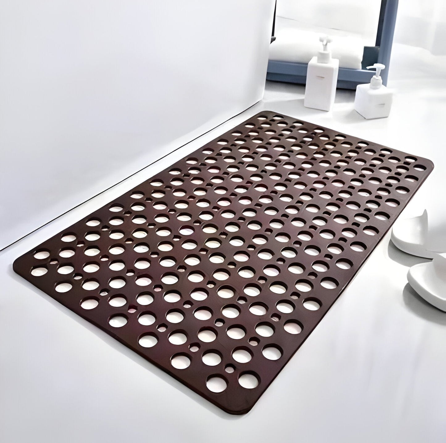 Non-Slip Suction Shower Mat for Bath and Tub