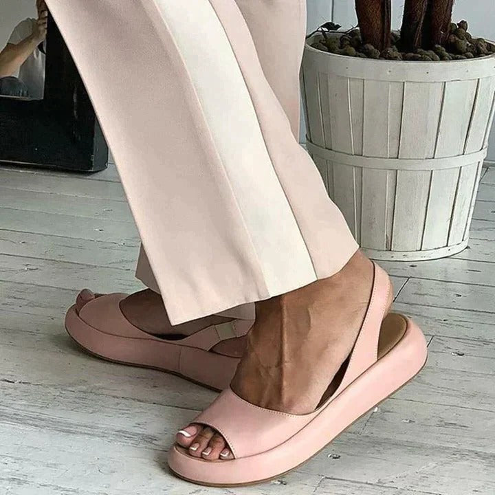 Open Sandal with Cushioned Midsole and Design for Summer