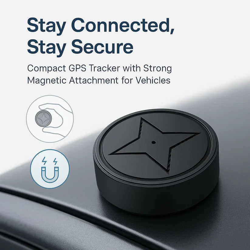 4G LTE GPS Tracker with 30-Day Battery and Magnetic Base