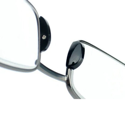 Foldable Reading Glasses with Spring Loaded Hinge and Protective Case