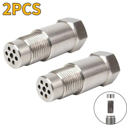 Exhaust Sensor Adapter with Catalytic Core and Magnetic Induction Spacing, M18x1.5