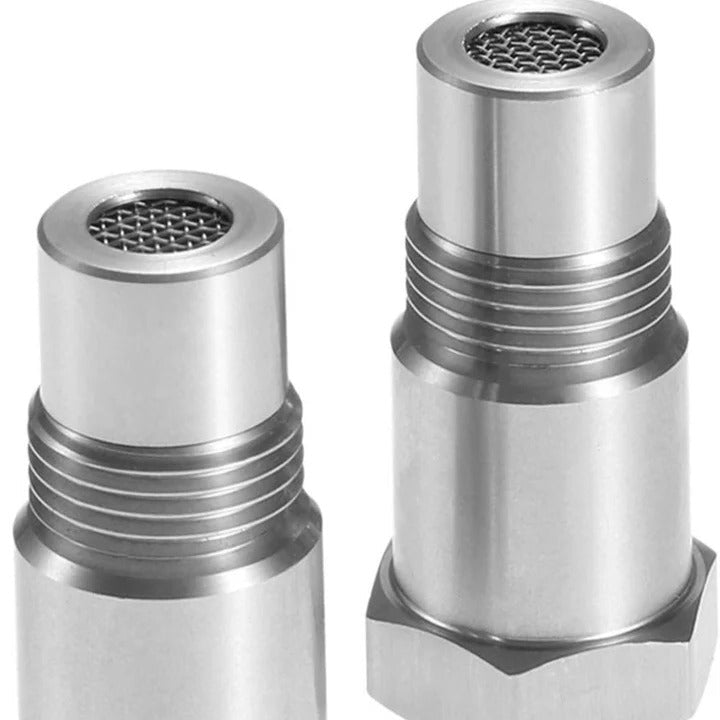Exhaust Sensor Adapter with Catalytic Core and Magnetic Induction Spacing, M18x1.5