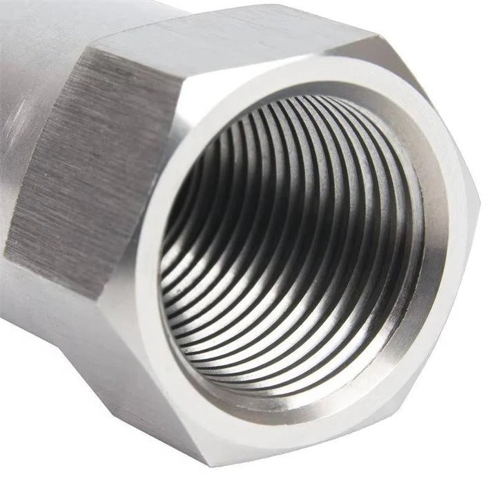 Exhaust Sensor Adapter with Catalytic Core and Magnetic Induction Spacing, M18x1.5