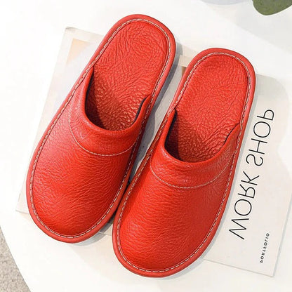 Indoor Slip-On Slippers with  Non-Slip Traction Base for Men