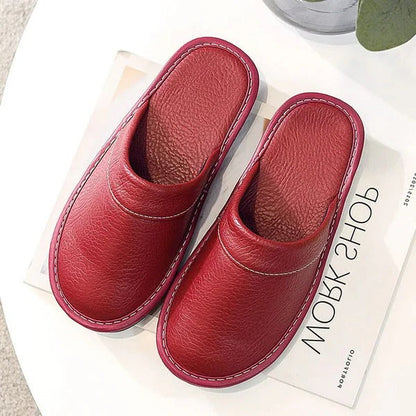 Indoor Slip-On Slippers with  Non-Slip Traction Base for Men
