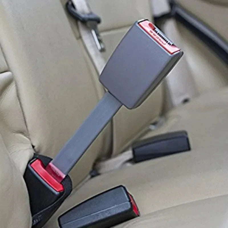 Seat Belt Buckle Extension with 11-Inch Rigid Stem and Quick Release Button