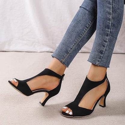 Women's Comfort High-Heel Pumps with Arch Support and Cushioned Footbed