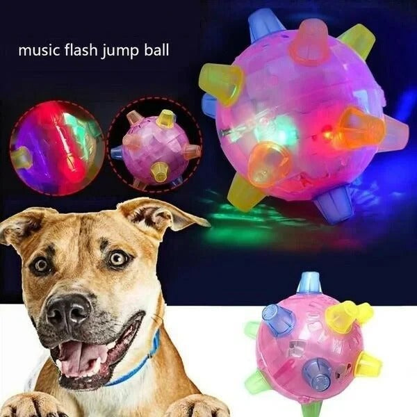 Automatic Jumping Ball for Dogs with Touch Activation and Impact Resistant Design