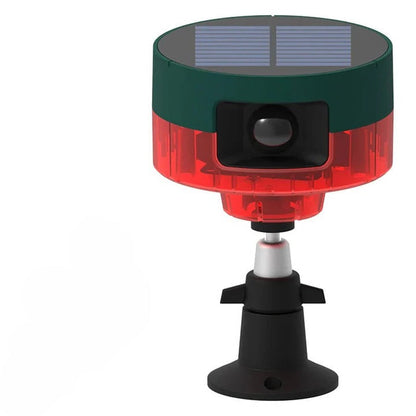 Motion Activated Solar Pest Deterrent with LED Strobe and 13 Sound Patterns