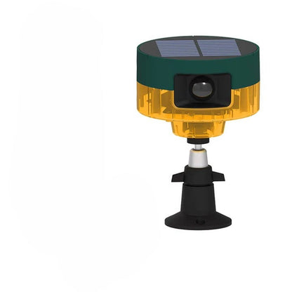 Motion Activated Solar Pest Deterrent with LED Strobe and 13 Sound Patterns