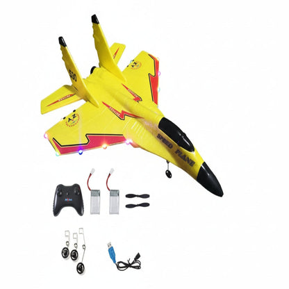 Remote Control Airplane with Aerodynamic Design and Impact Resistant Build