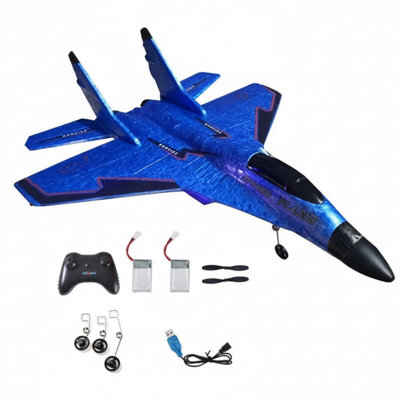 Remote Control Airplane with Aerodynamic Design and Impact Resistant Build