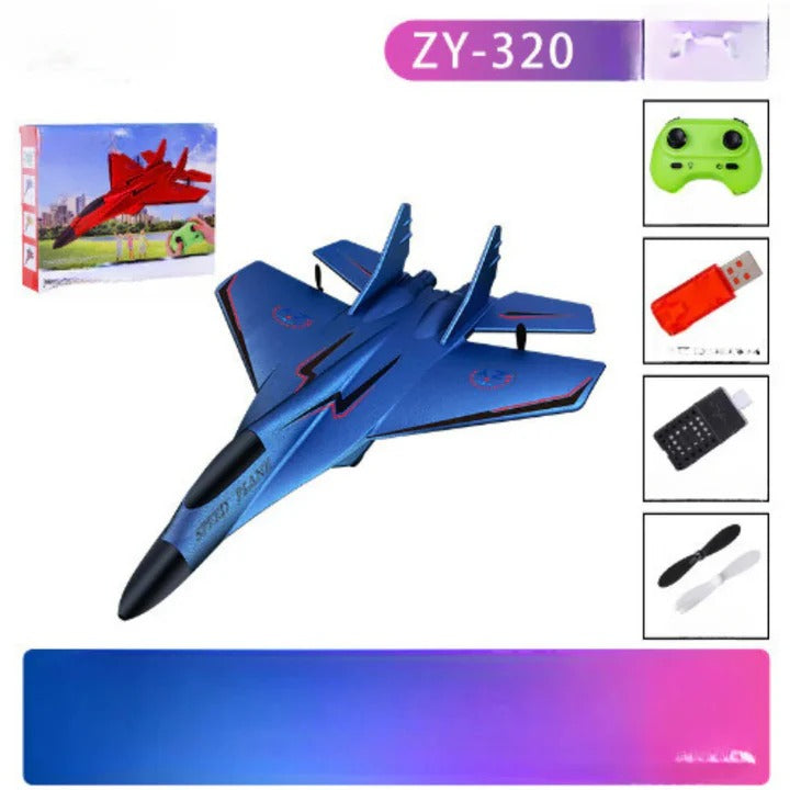 Remote Control Airplane with Aerodynamic Design and Impact Resistant Build