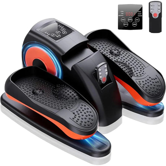 Quiet Desk Elliptical with LCD Display and Remote Control, 12 Speed Levels