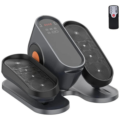 Quiet Desk Elliptical with LCD Display and Remote Control, 12 Speed Levels