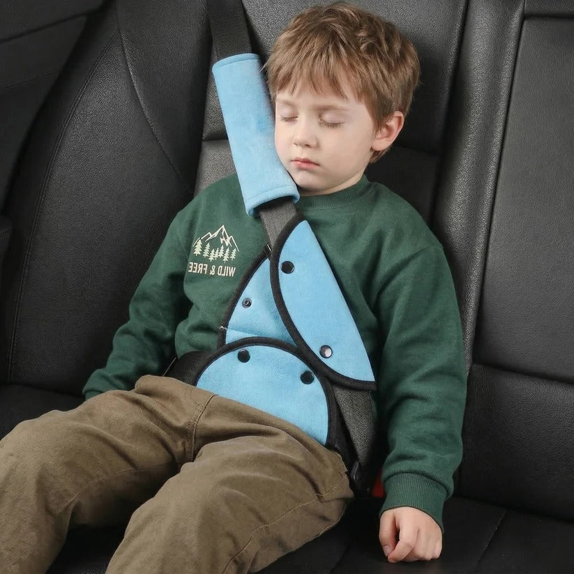 Seat Belt Positioning Clip with Triple Layer Padding for Child Safety