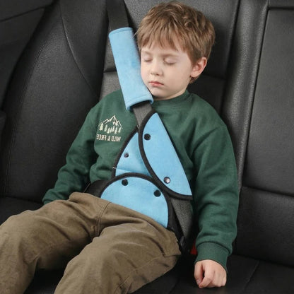 Seat Belt Positioning Clip with Triple Layer Padding for Child Safety