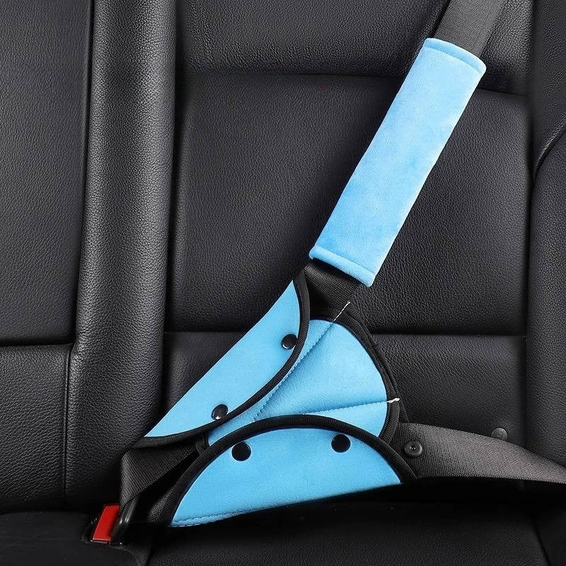 Seat Belt Positioning Clip with Triple Layer Padding for Child Safety