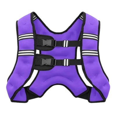 Iron Sand Weighted Vest with Adjustable Straps and Reflective Strips for Training