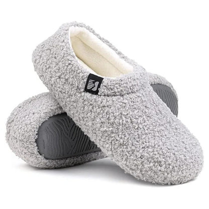 Women's Fleece Slipper with Memory Foam Insole and Closed Back, Machine Washable