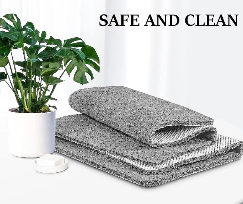 Bathroom Shower Floor Mat with Flow Through Design