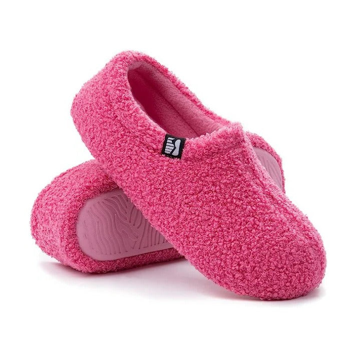 Women's Fleece Slipper with Memory Foam Insole and Closed Back, Machine Washable