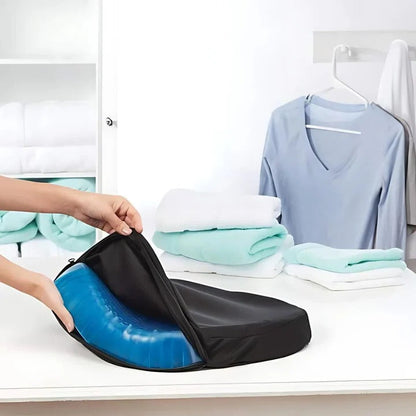Gel Seat Cushion with Honeycomb Design for Office, Car, and Wheelchair