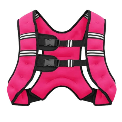 Iron Sand Weighted Vest with Adjustable Straps and Reflective Strips for Training