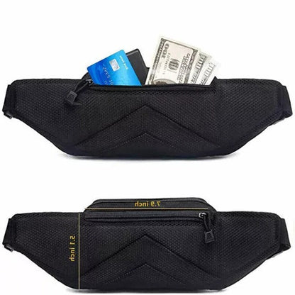 Concealed Carry Waist Pack with Multi-Compartment Storage and Adjustable Strap