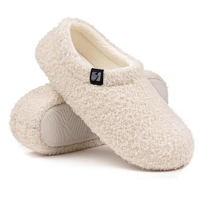 Women's Fleece Slipper with Memory Foam Insole and Closed Back, Machine Washable